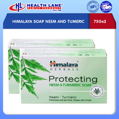 HIMALAYA SABUN NEEM AND TUMERIC (75Gx2)